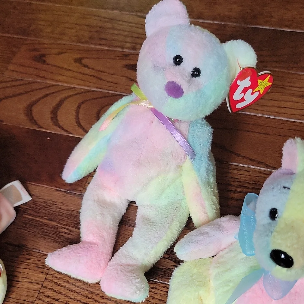Tie Dye Ty Beanie Baby Bundle - Picture 6 of 6